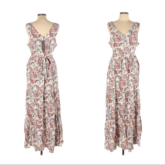 NWT Rachel Zoe Tiered Maxi Dress - Picture 2 of 9